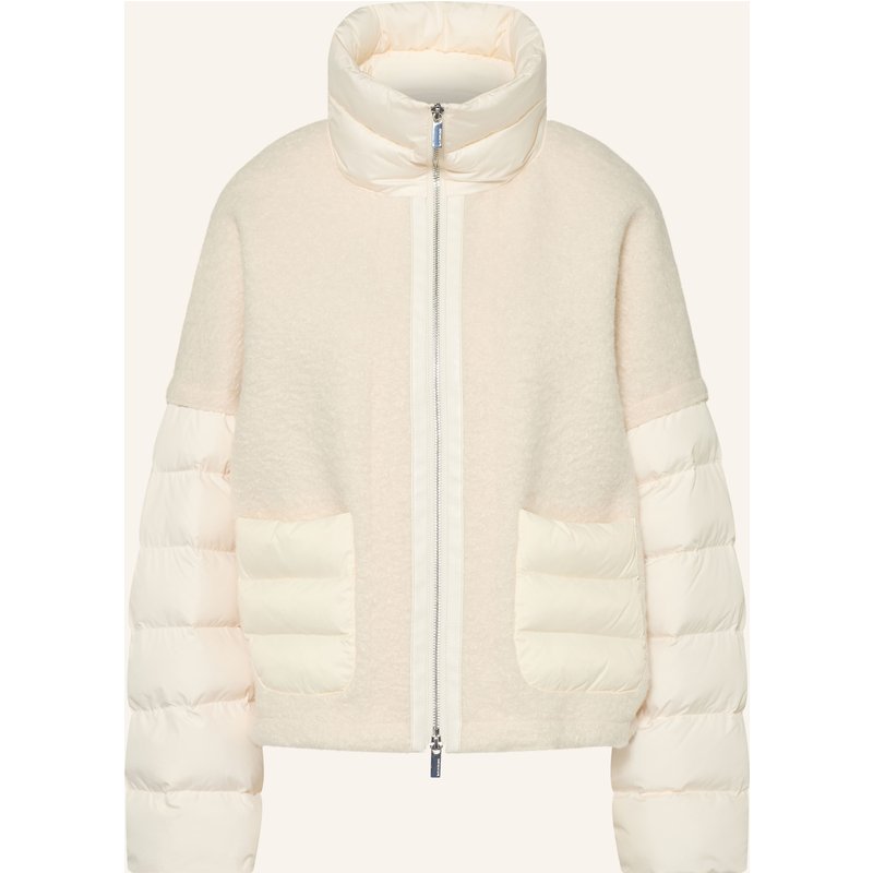 Milestone Jacke Msmomo Im Materialmix weiss