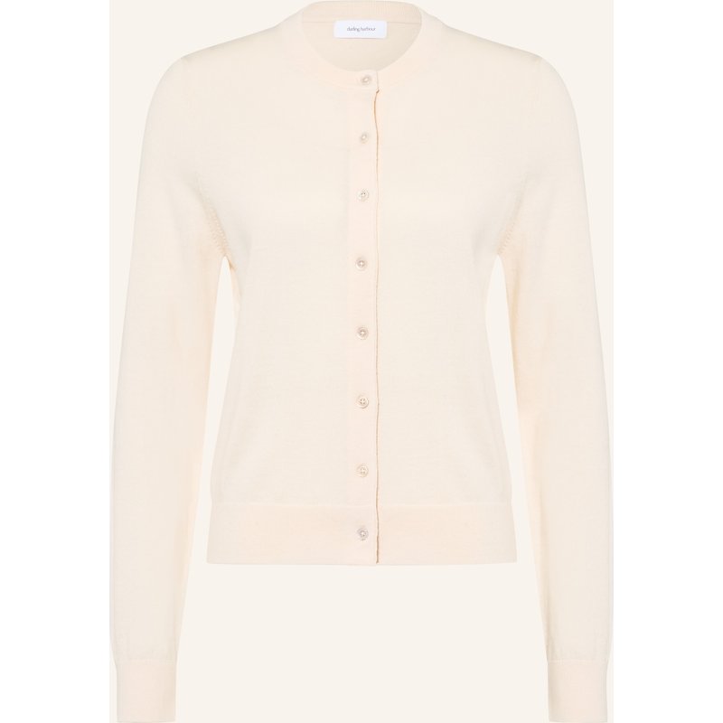 Darling Harbour Strickjacke Aus Merinowolle weiss
