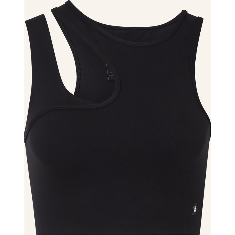 On Funktionstop Studio Asymmetric Mit Cut-Outs schwarz