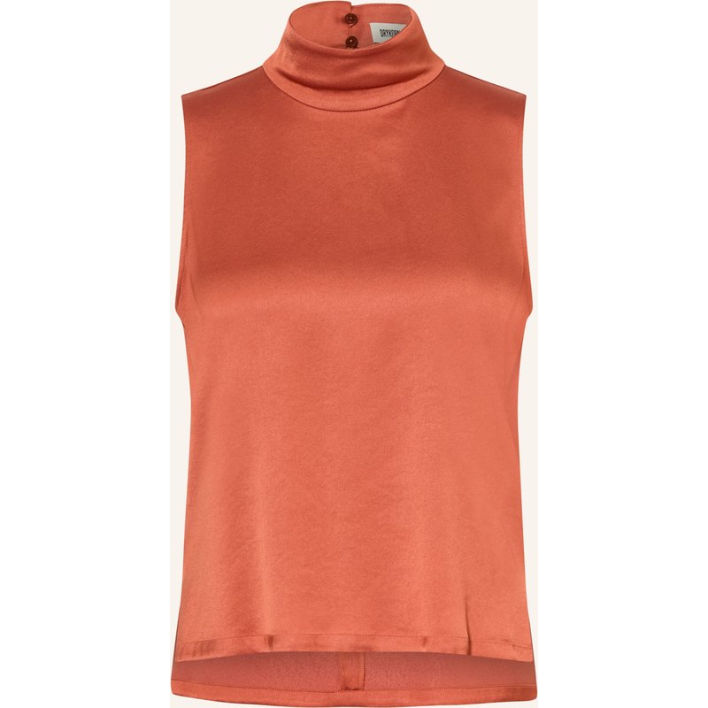 Drykorn Blusentop Halira Aus Satin rosa