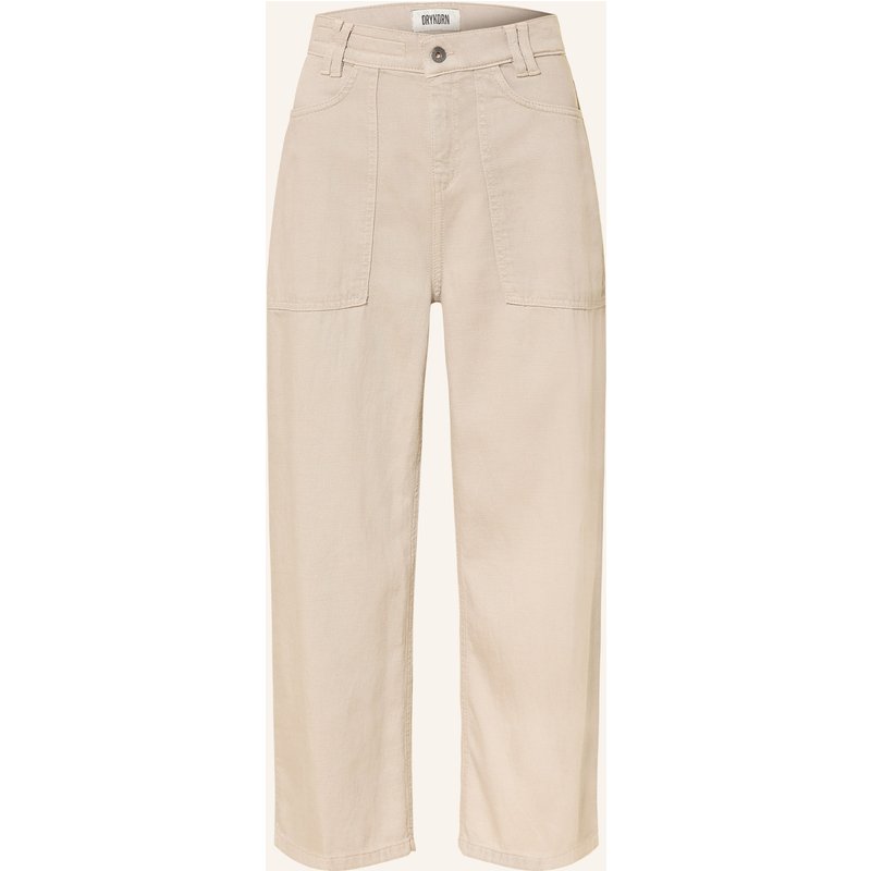 Drykorn Cropped Jeans Derive beige