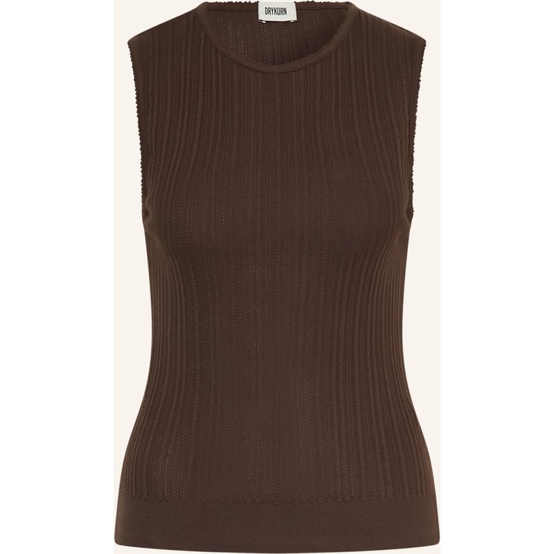 Drykorn Stricktop Farida braun