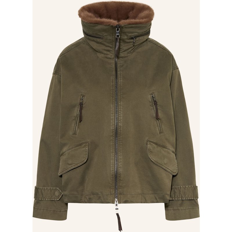 Blonde No.8 Jacke Tyra Ii Mit Kunstfell gruen
