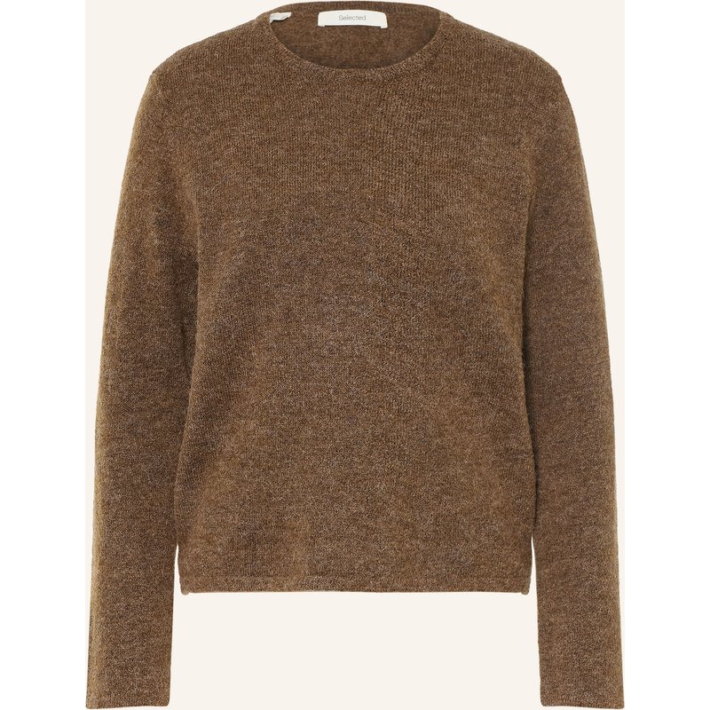 Selected Pullover braun
