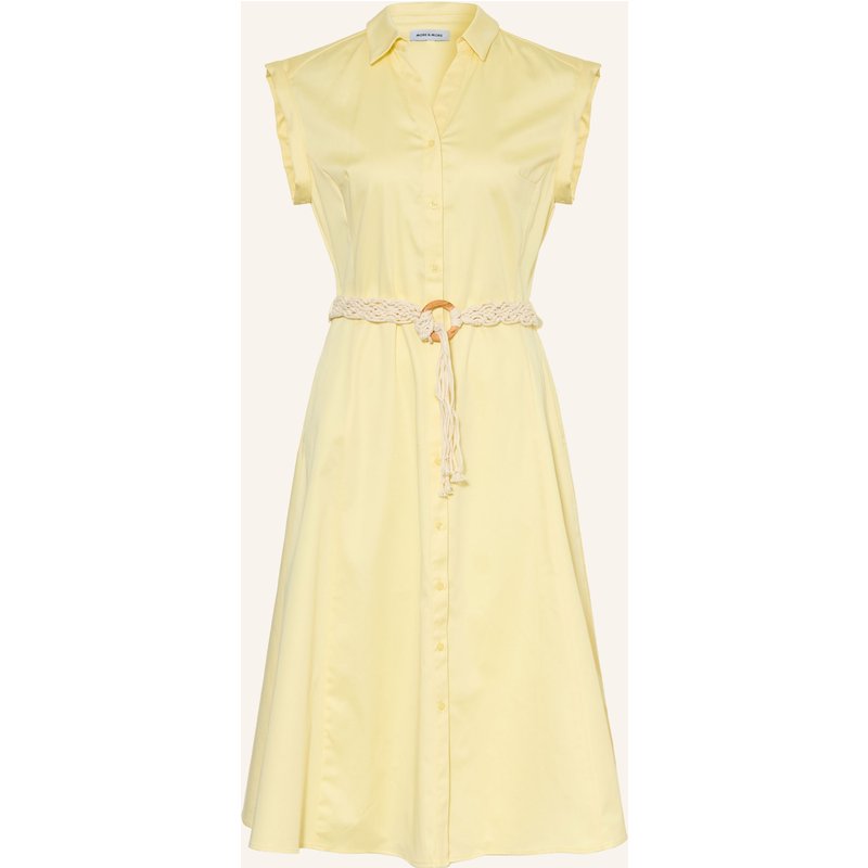 More & More Hemdblusenkleid gelb