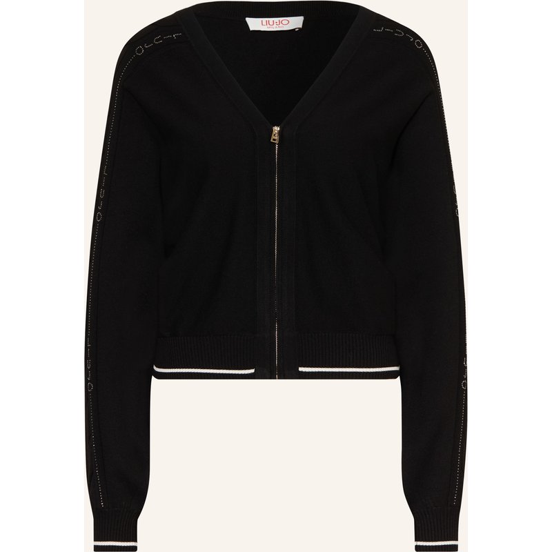 Liu Jo Strickjacke Mit Schmucksteinen schwarz