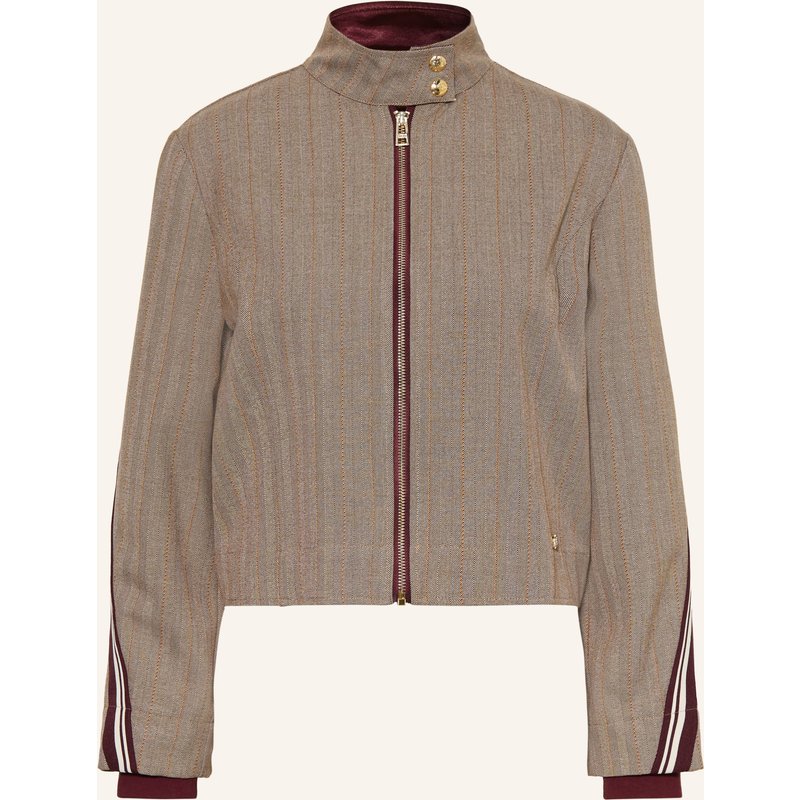 Liu Jo Kastenjacke Mit Galonstreifen braun