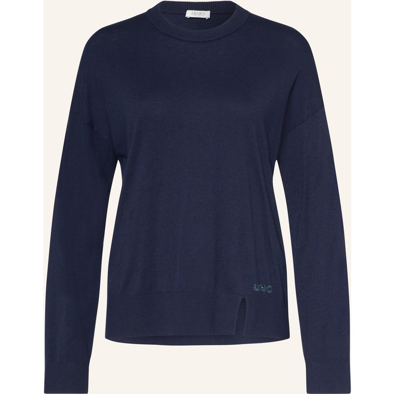 Liu Jo Pullover Mit Schmucksteinen blau
