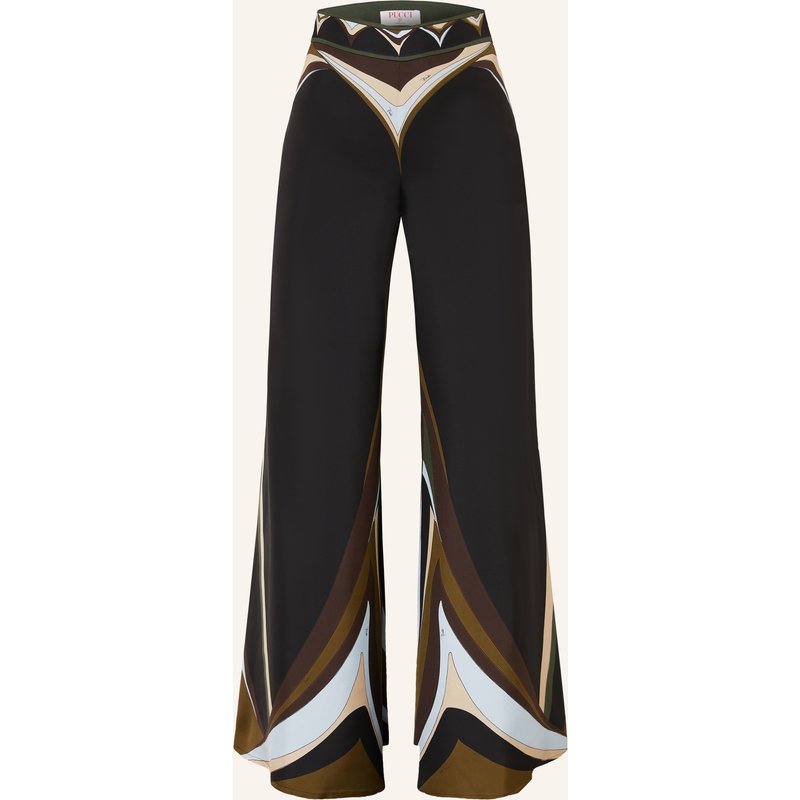 Pucci Marlenehose Aus Seide gruen