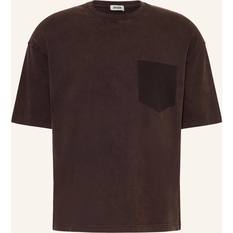 Drykorn T-Shirt Mategon braun
