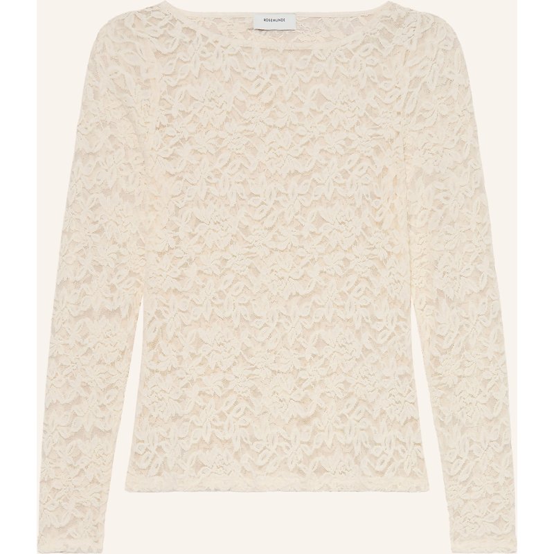Rosemunde Longsleeve Delicia Aus Spitze weiss