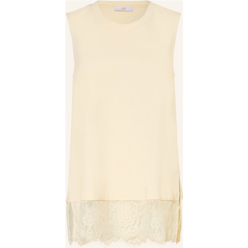 Riani Top Mit Spitze beige