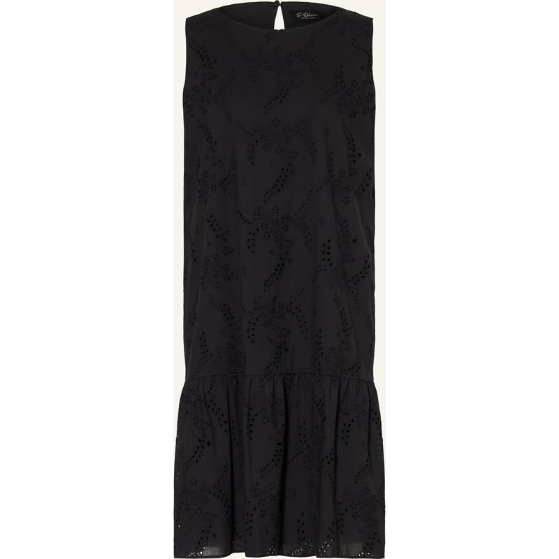 S.Oliver Black Label Kleid Aus Lochspitze schwarz