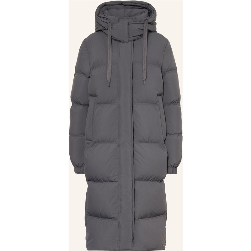 Marc O'polo Denim Daunenmantel Mit Abnehmbarer Kapuze grau