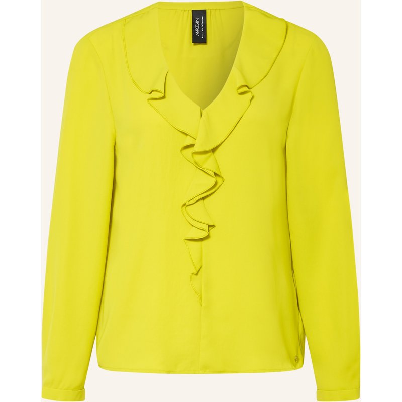 Marc Cain Blusenshirt Mit Volants gruen