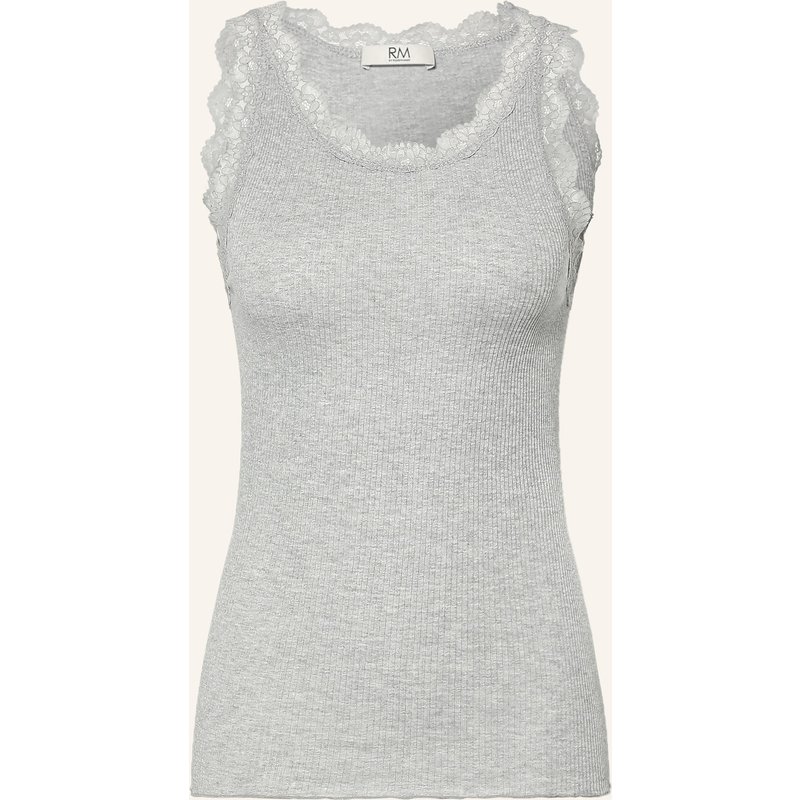 Rosemunde Top Rmwbalta Mit Spitze grau