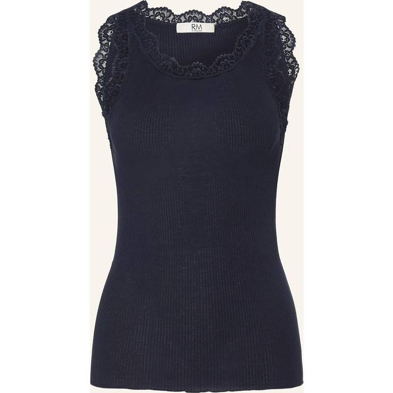 Rosemunde Top Rmwbalta Mit Spitze blau