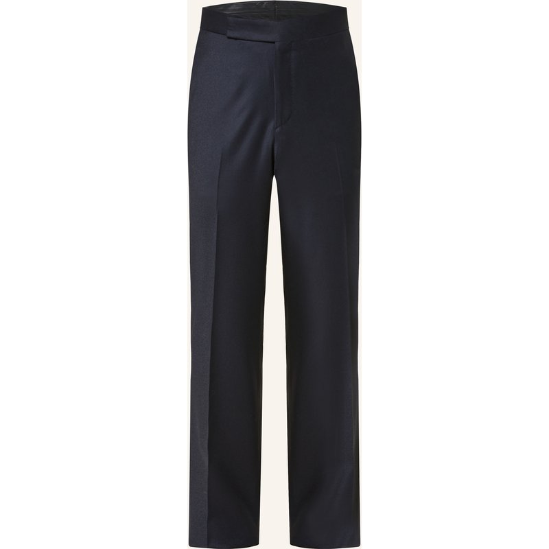 Lardini Flanellhose Regular Fit blau