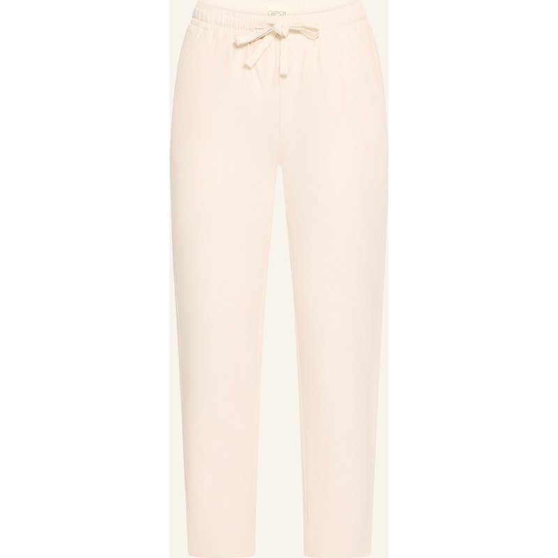 Cartoon Hose Mit Leinen weiss