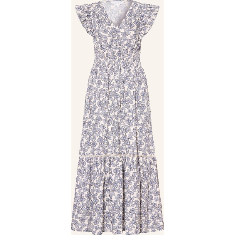 Part Two Kleid Dizapw Mit Volants blau