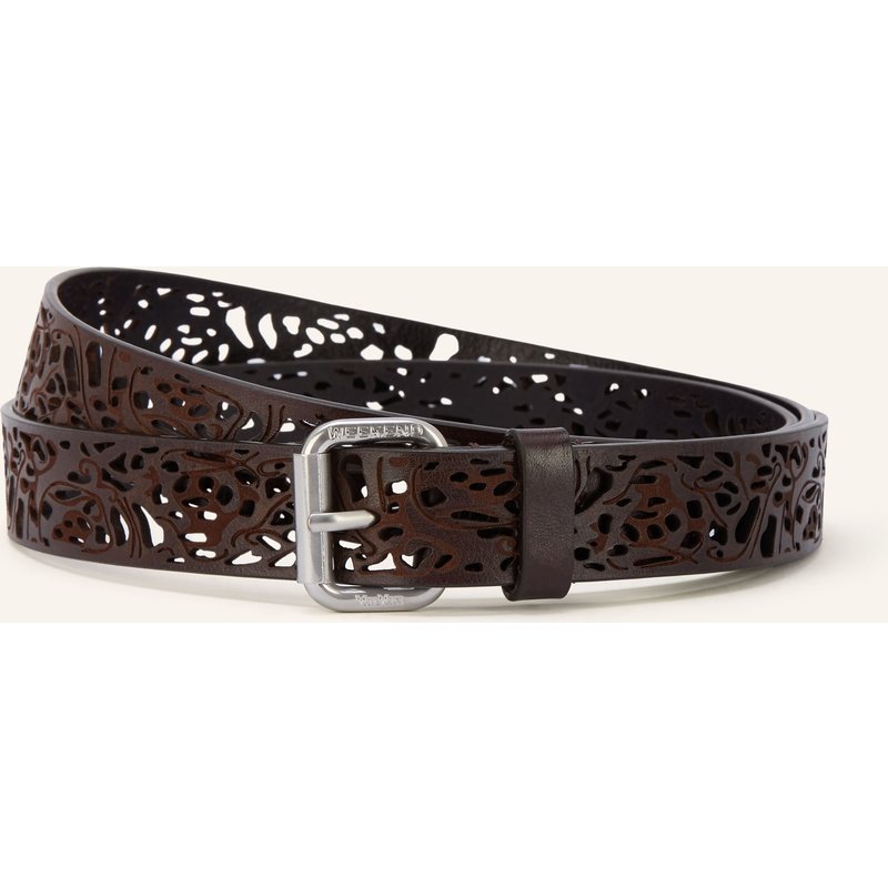 Weekend Max Mara Ledergürtel Giunchi Mit Cut-Outs braun
