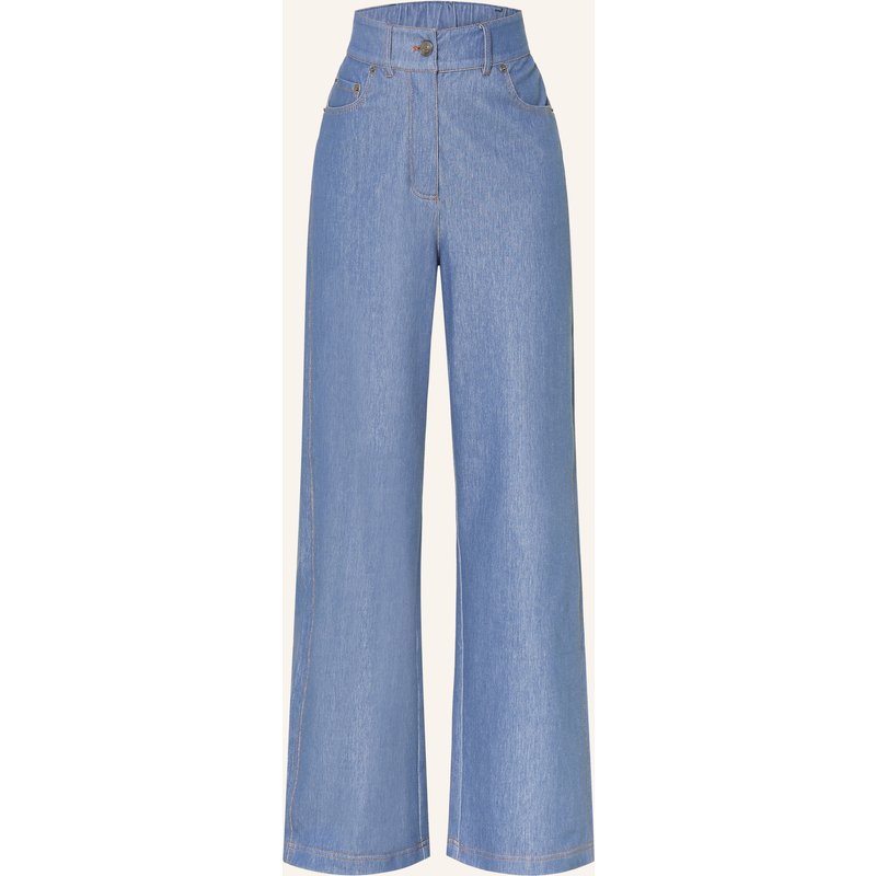 Mm By Max Mara Marlenehose Emiro In Jeansoptik blau