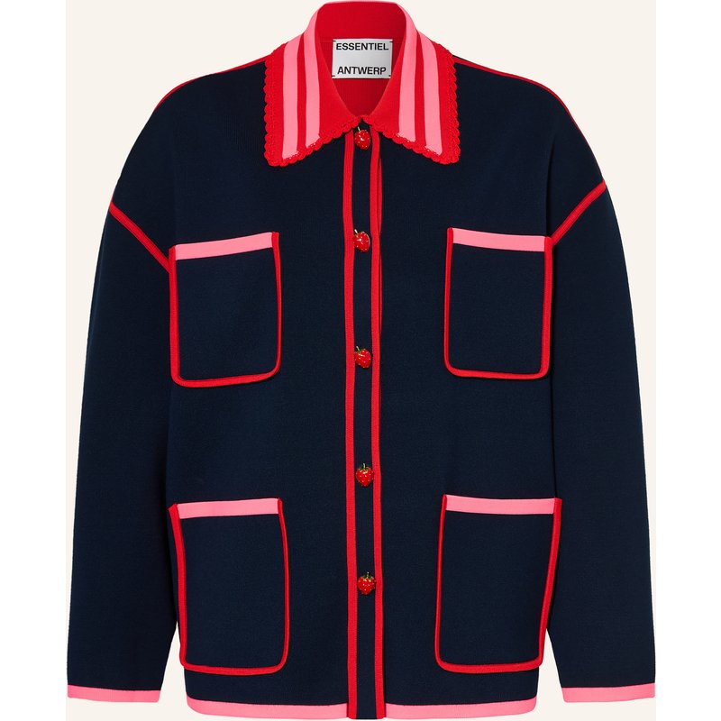 Essentiel Antwerp Strickjacke Kokorico blau