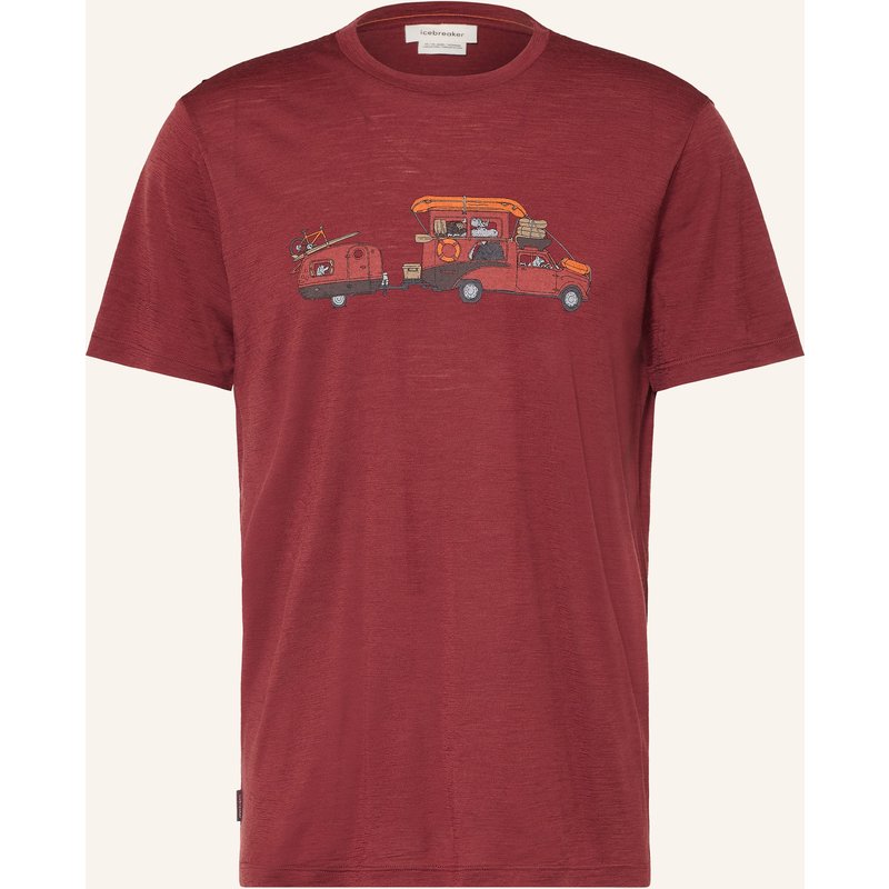 Icebreaker T-Shirt Merino 150 Tech Lite rot