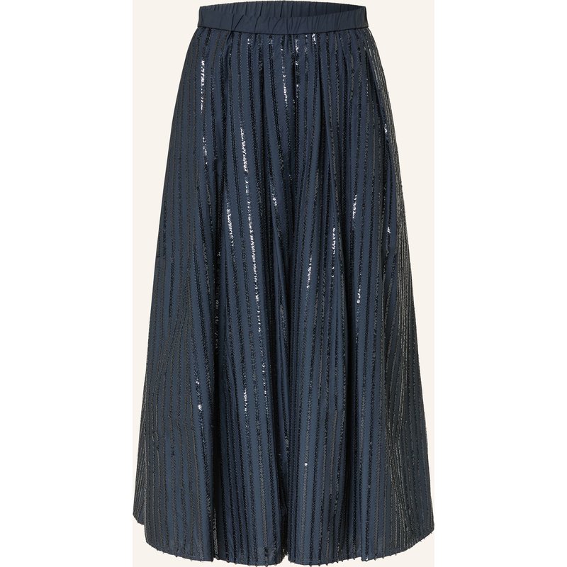 Weekend Max Mara Rock Fiordi Mit Pailletten blau