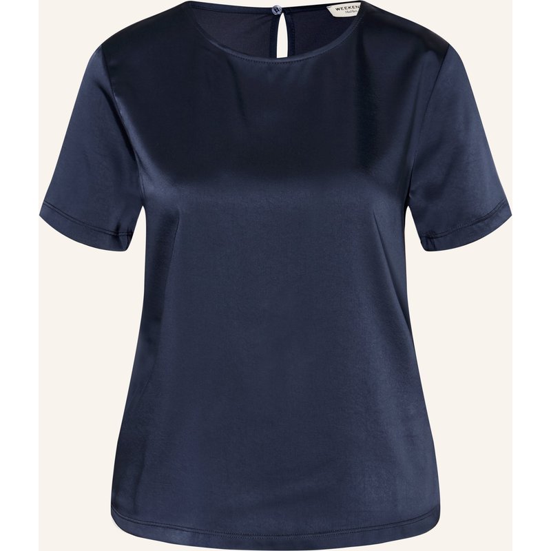 Weekend Max Mara Blusenshirt Girlbert Im Materialmix blau