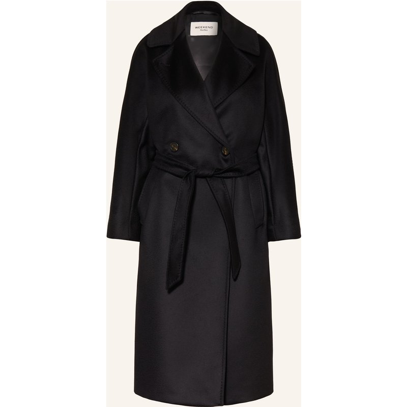 Weekend Max Mara Wollmantel Resina schwarz