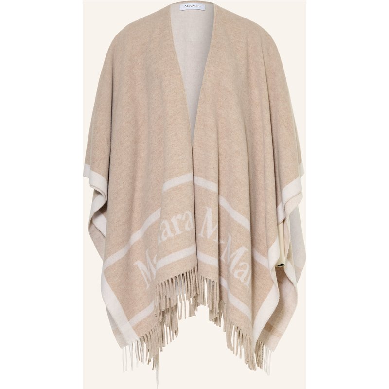 Max Mara Jacquard-Cape Hilde beige
