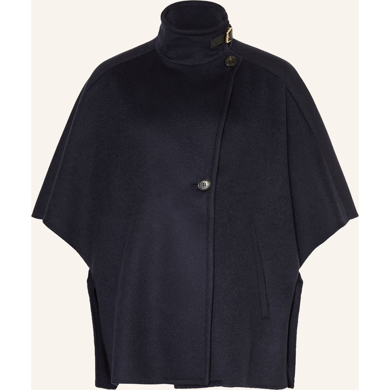 Max Mara Cashmere-Cape Derrik blau