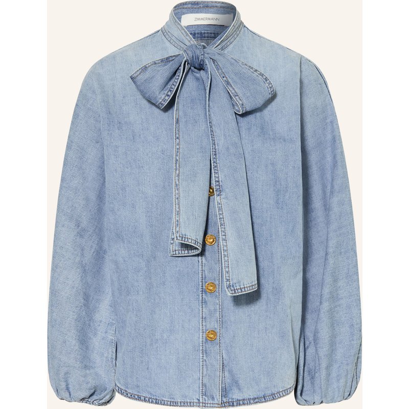 Zimmermann Jeansbluse Indra blau