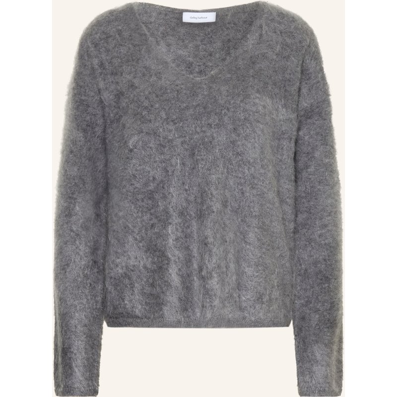 Darling Harbour Cashmere-Pullover grau