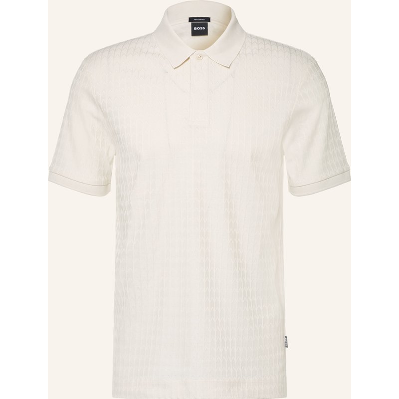 Boss Jersey-Poloshirt Parley weiss