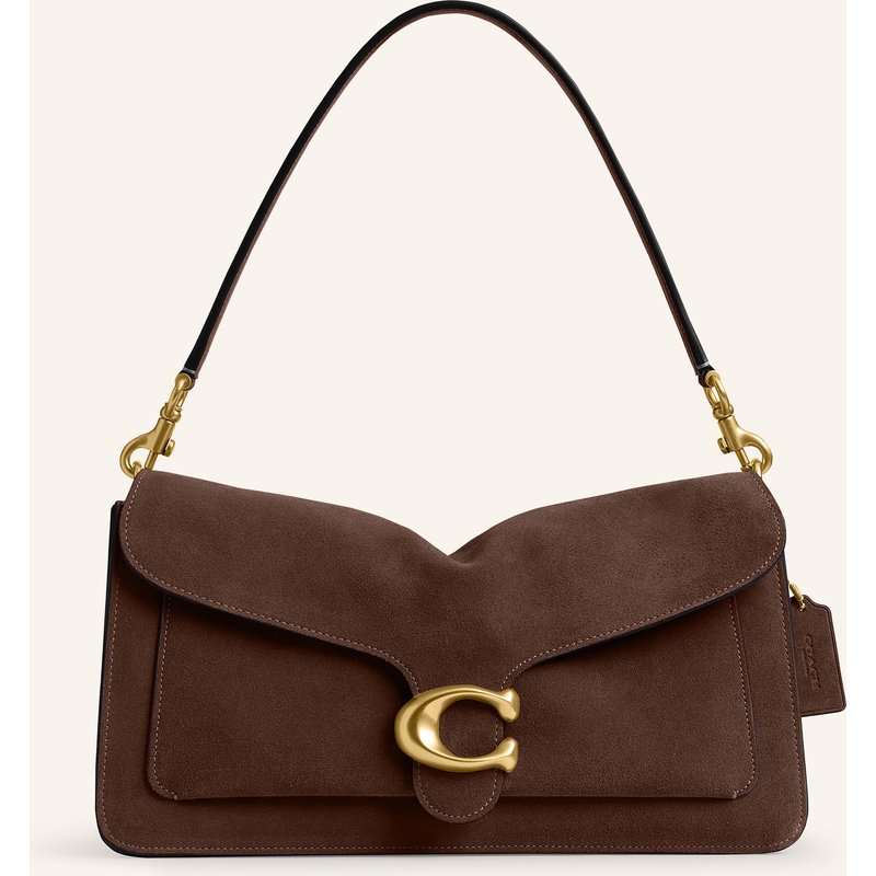 Coach Schultertasche Tabby braun