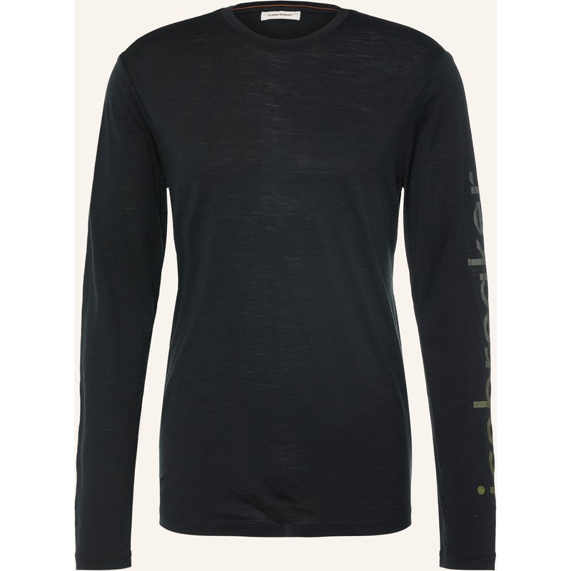Icebreaker Funktionsshirt Merino 150 Tech Lite Aus Merinowolle schwarz