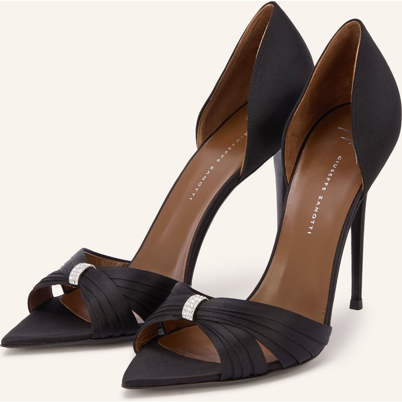 Giuseppe Zanotti Design Sandaletten Lumière Mit Schmucksteinen schwarz