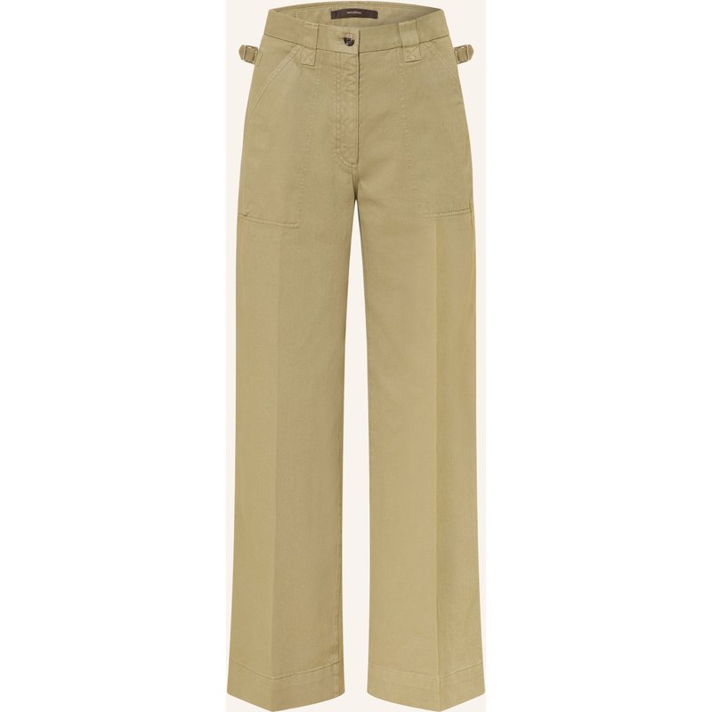 Windsor. Wide Leg Jeans gruen
