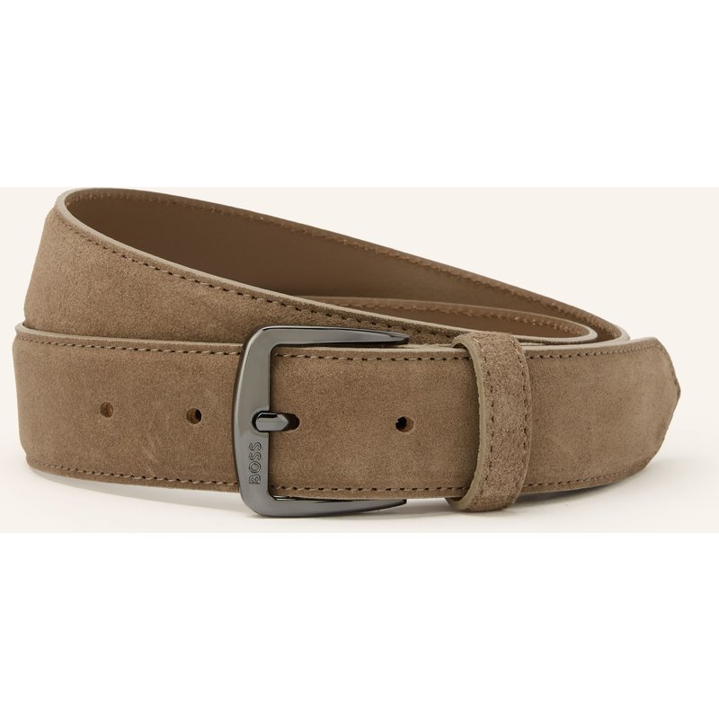 Boss Ledergürtel Syhr beige