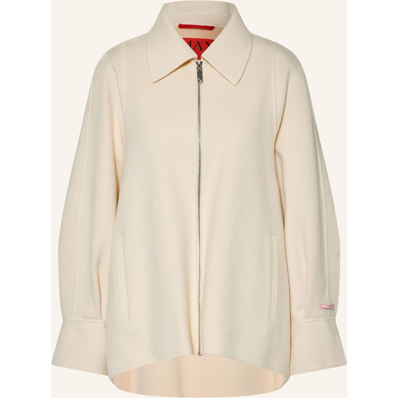 Max & Co. Jacke Saggina Aus Schurwolle weiss