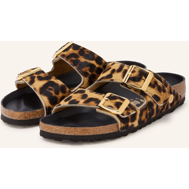 Birkenstock Pantoletten Arizona Hairy braun