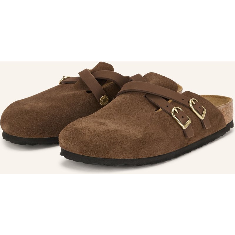 Birkenstock Pantoletten Blair D-Buckle braun