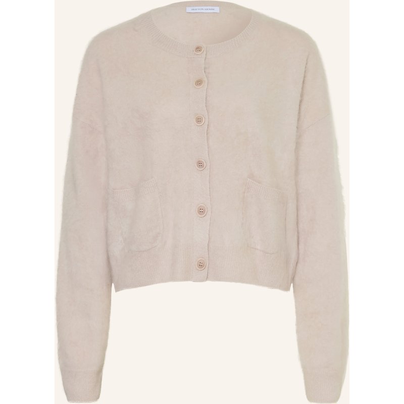 Iris Von Arnim Strickjacke Mina Aus Cashmere beige
