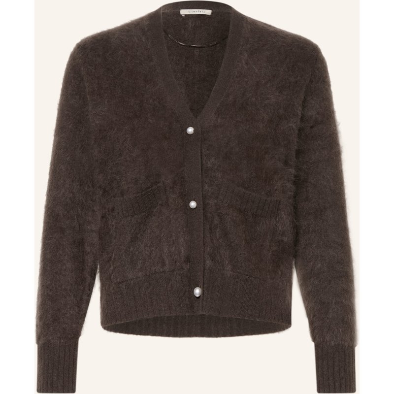 Lilienfels Strickjacke Aus Cashmere braun