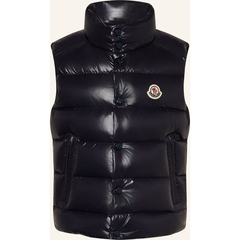 Moncler Enfant Daunenweste blau