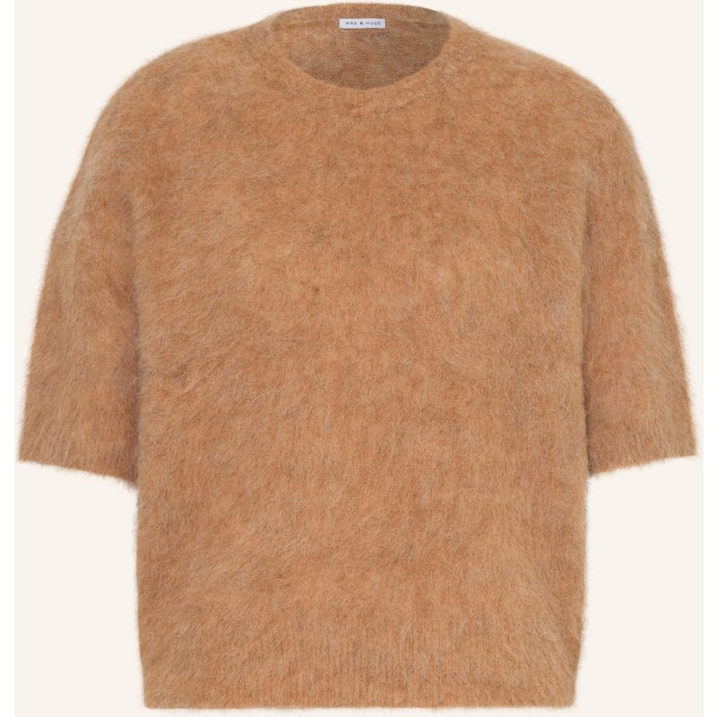 Mrs & Hugs Strickshirt Mit Alpaka beige