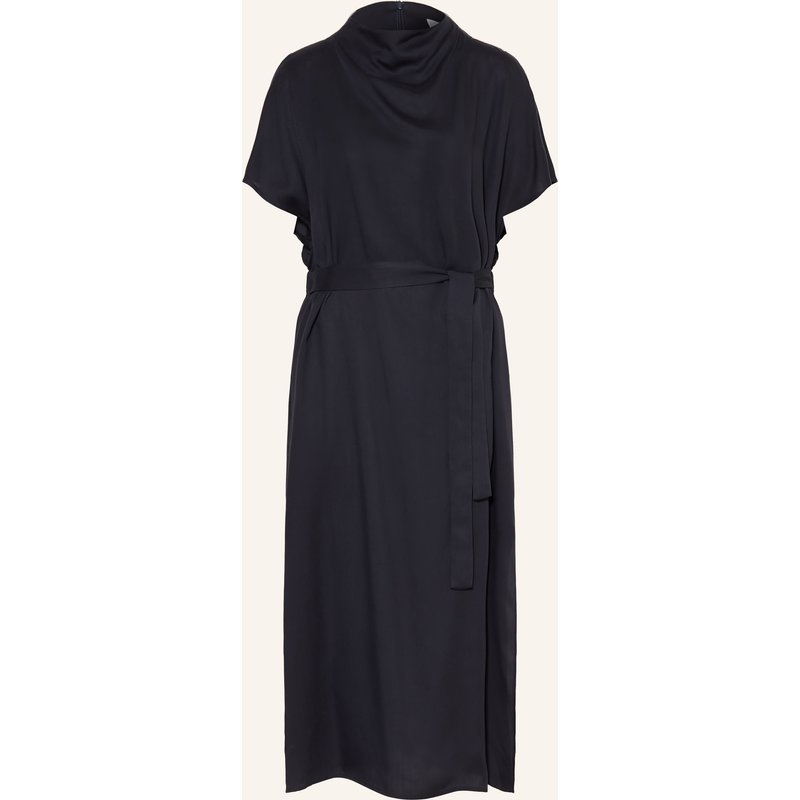 Peserico Kleid Mit Schmucksteinen blau