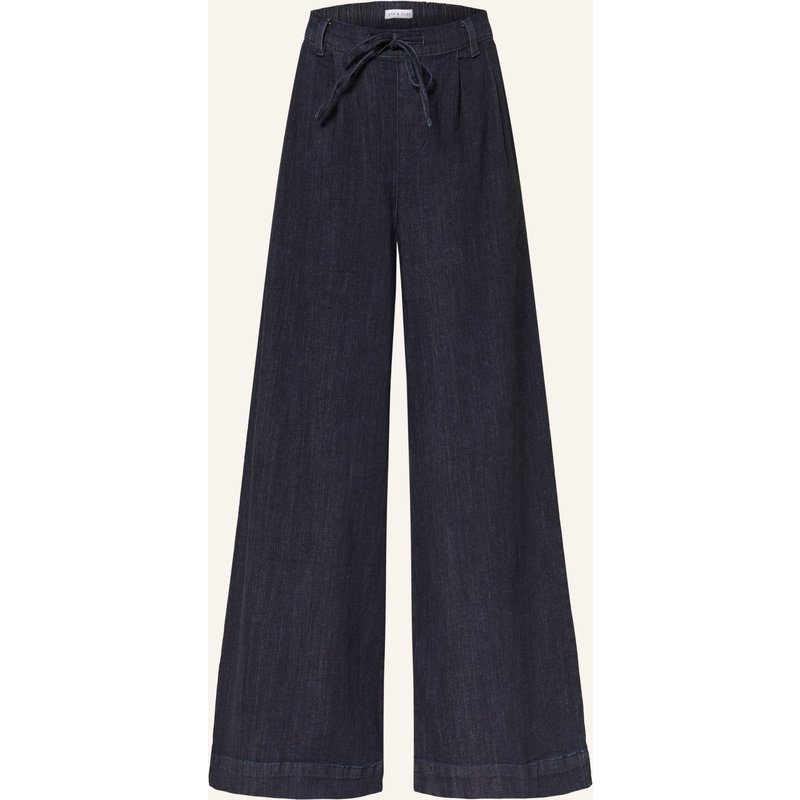 Mrs & Hugs Wide Leg Jeans blau